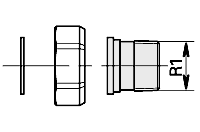 Gewindeverschraubung R 1 Gewindeverschraubung R 1