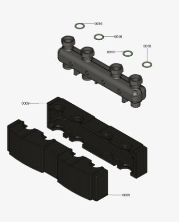 Divicon-Verteiler 80/70 2-fach Divicon-Verteiler 80/70 2-fach